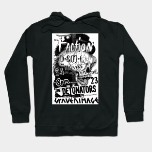 Hardcore Punk Rock Concert Flyer (early 1980s) Hoodie